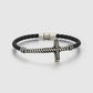 Antique Cross Leather Bracelet