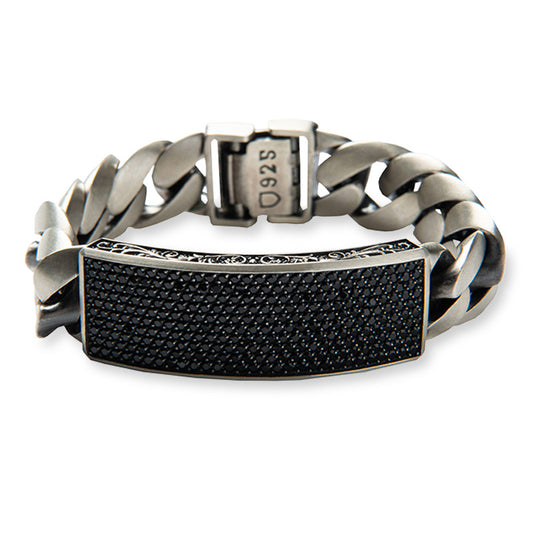 Black Pave Vine Bracelet