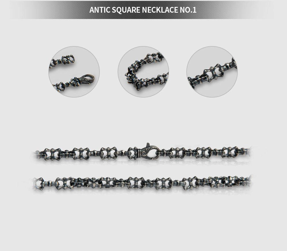 Antic Square Necklace No.1