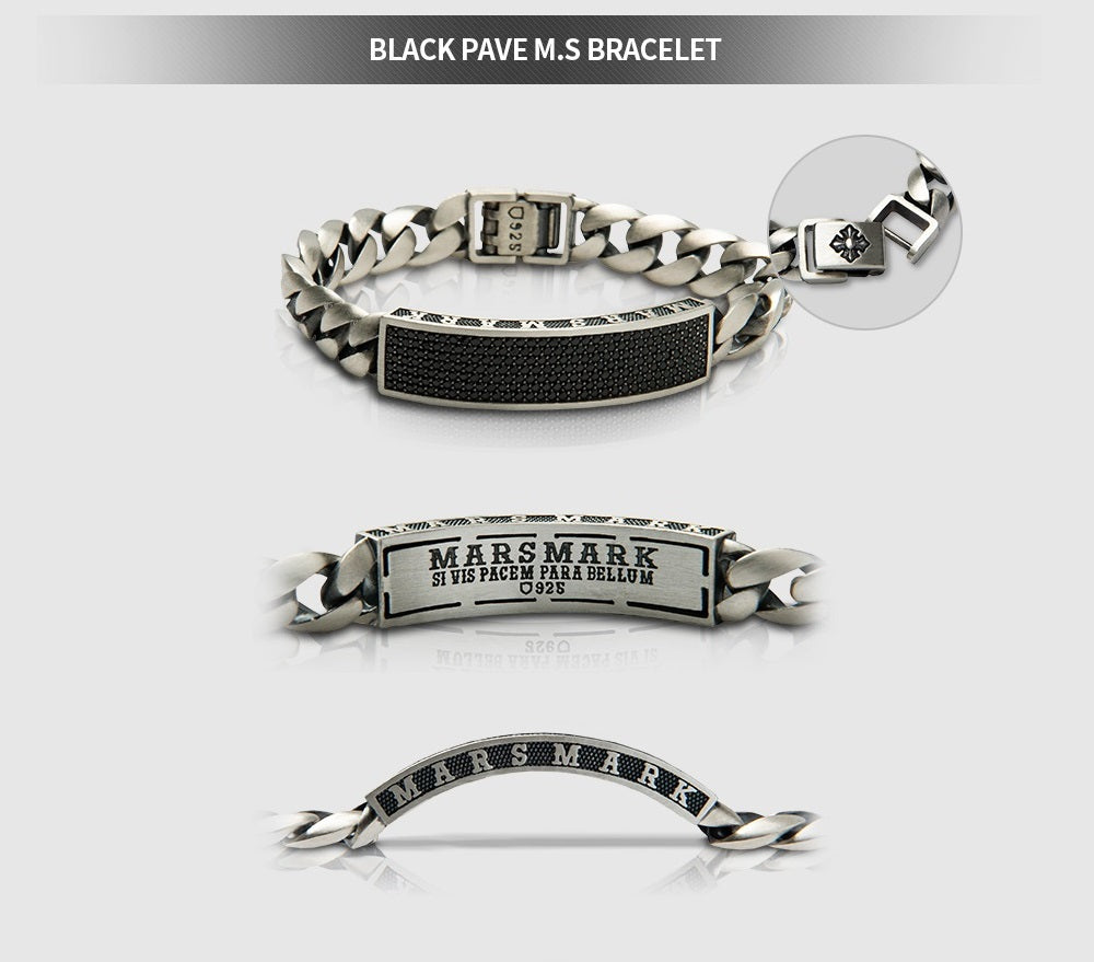 Black Pave M.S Bracelet