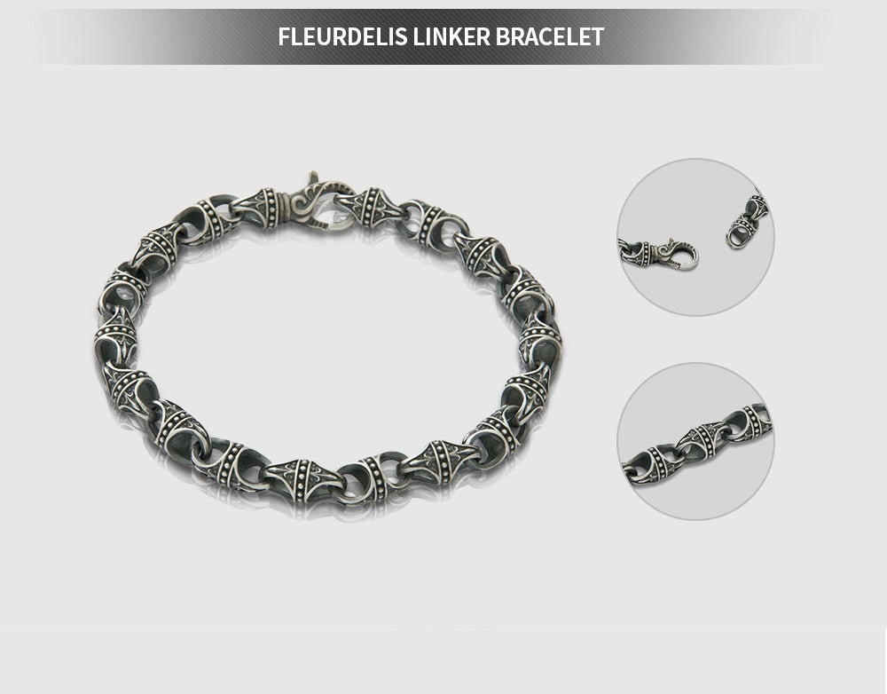 Fleurdelis Linker Bracelet