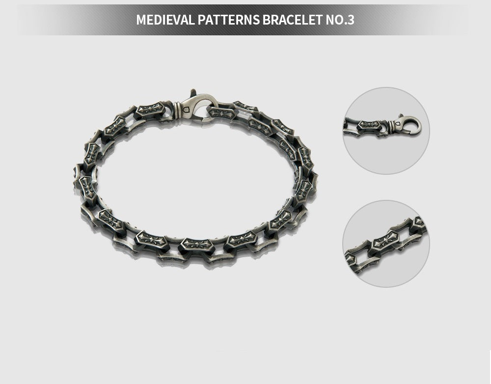 Medieval Patterns Bracelet No.3