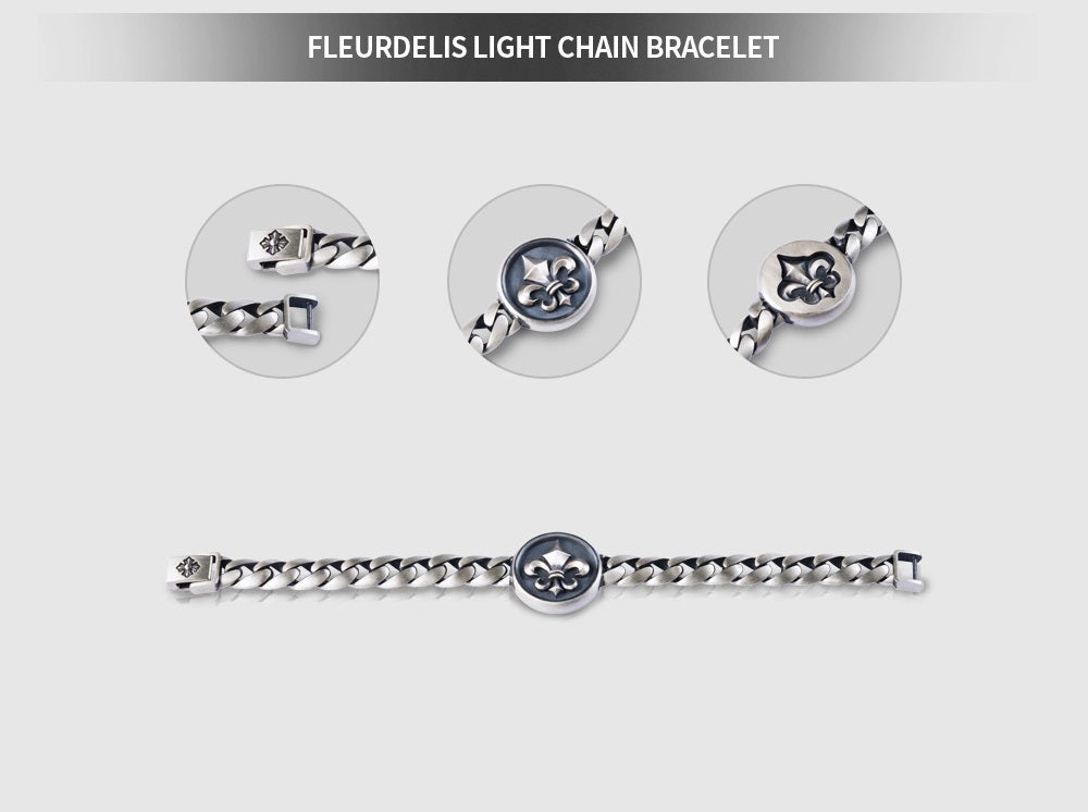 FLEURDELIS LIGHT CHAIN BRACELET