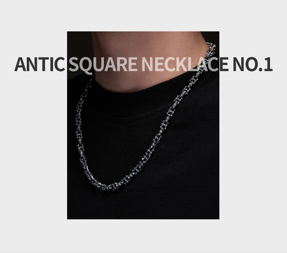 Antic Square Necklace No.1