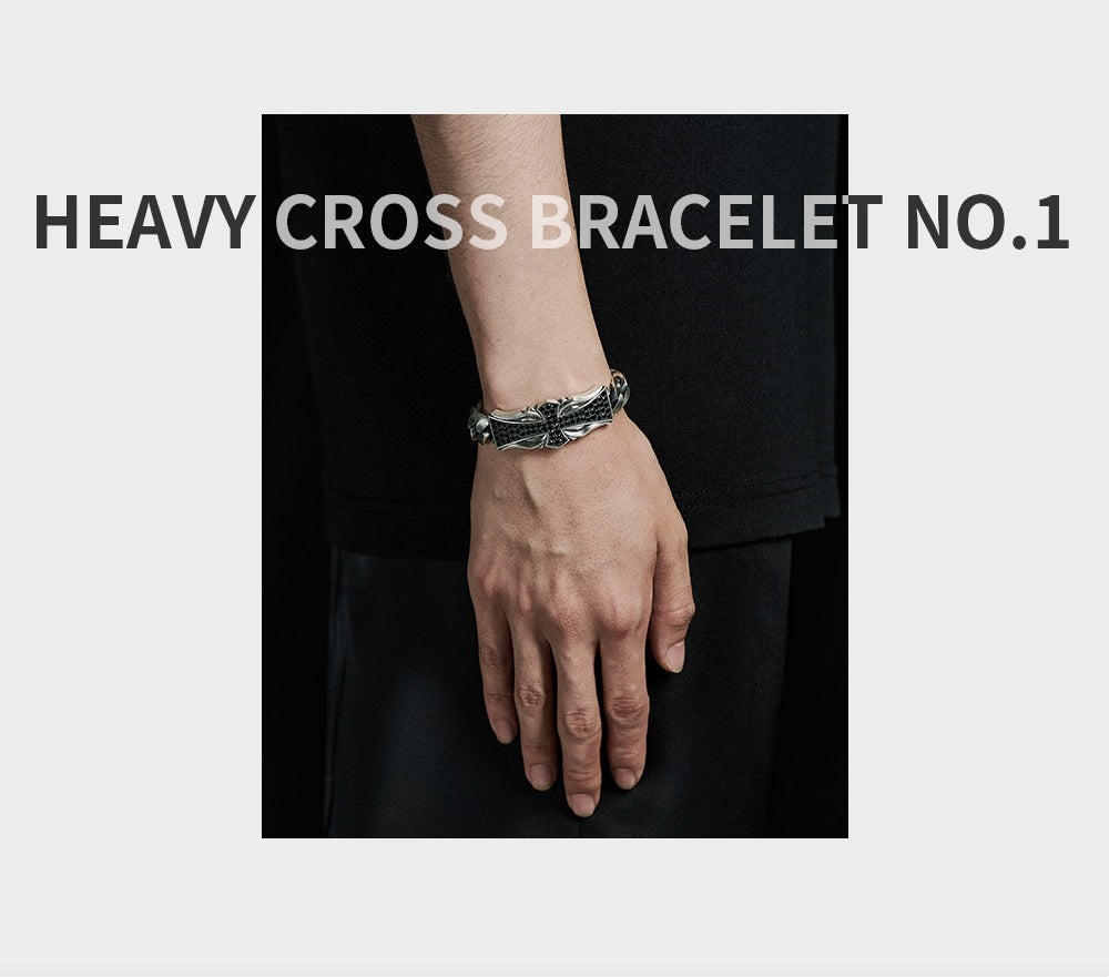 Heavy Cross Bracelet No.1