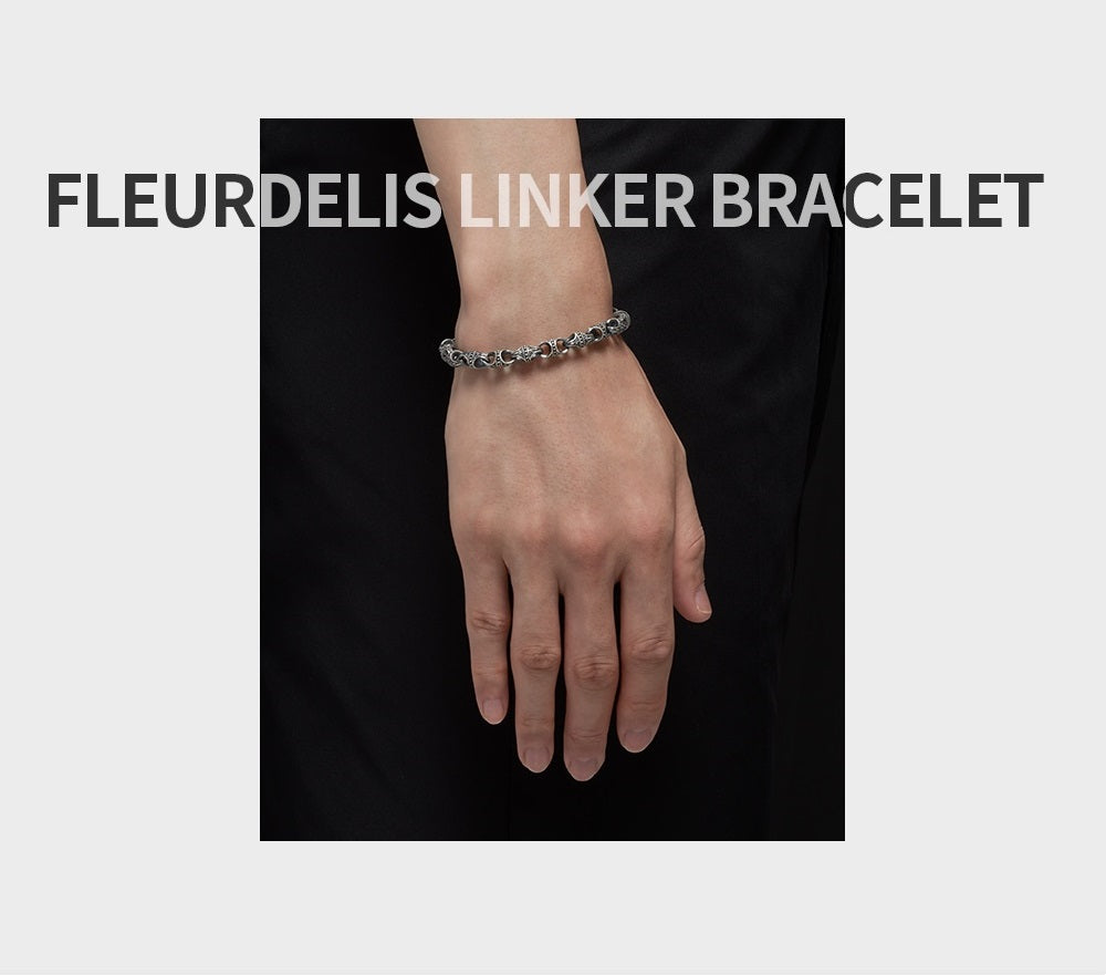 シルバー ブレスレット マルスマーク Fleurdelis Linker Bracelet No.2-