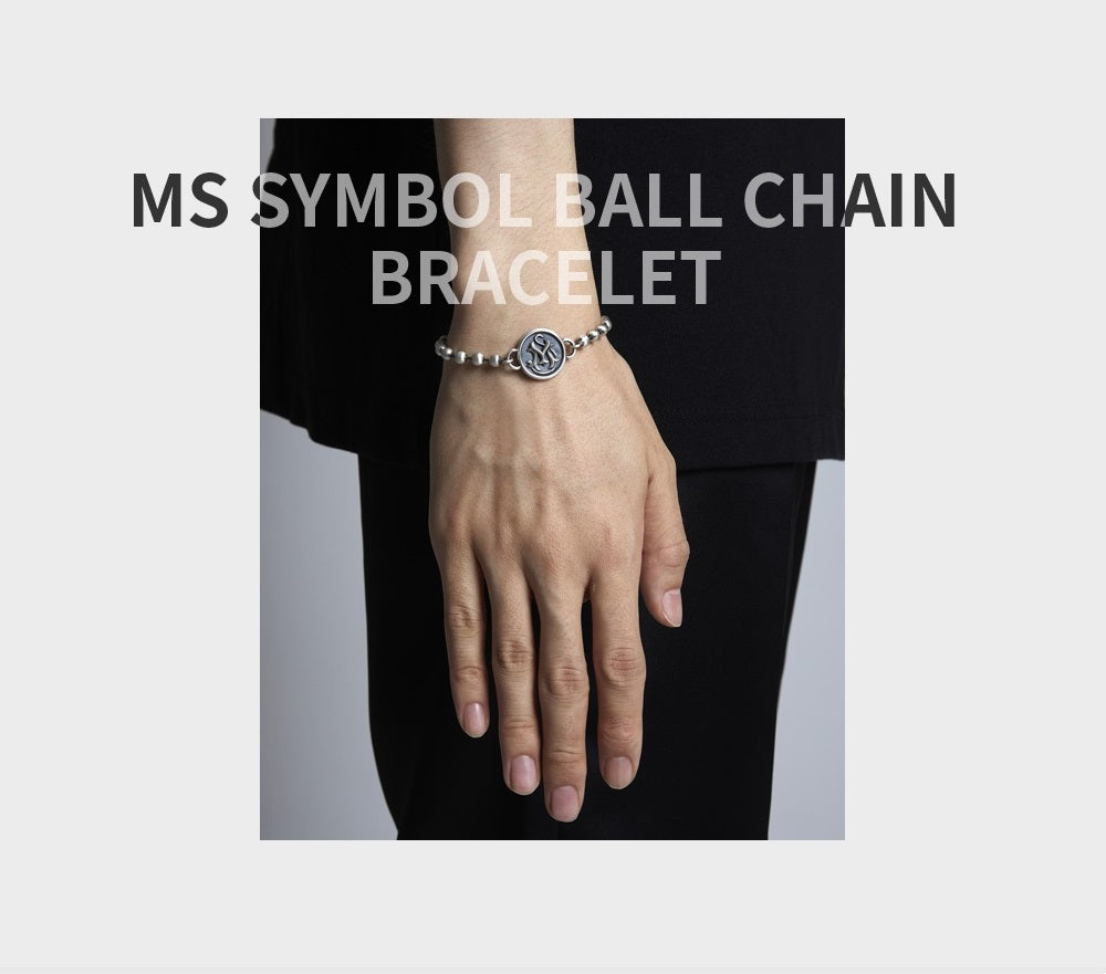 MS SYMBOL BALL CHAIN BRACELET