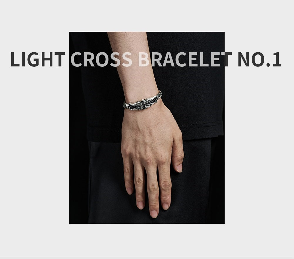 シルバー ブレスレット マルスマーク Vintage Cross Light Bracelet No.1-