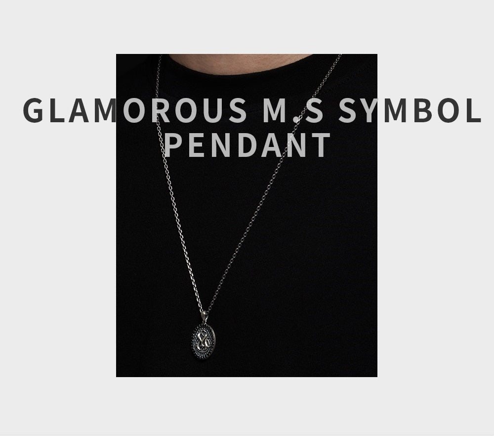 Glamorous M.S Symbol Pendant