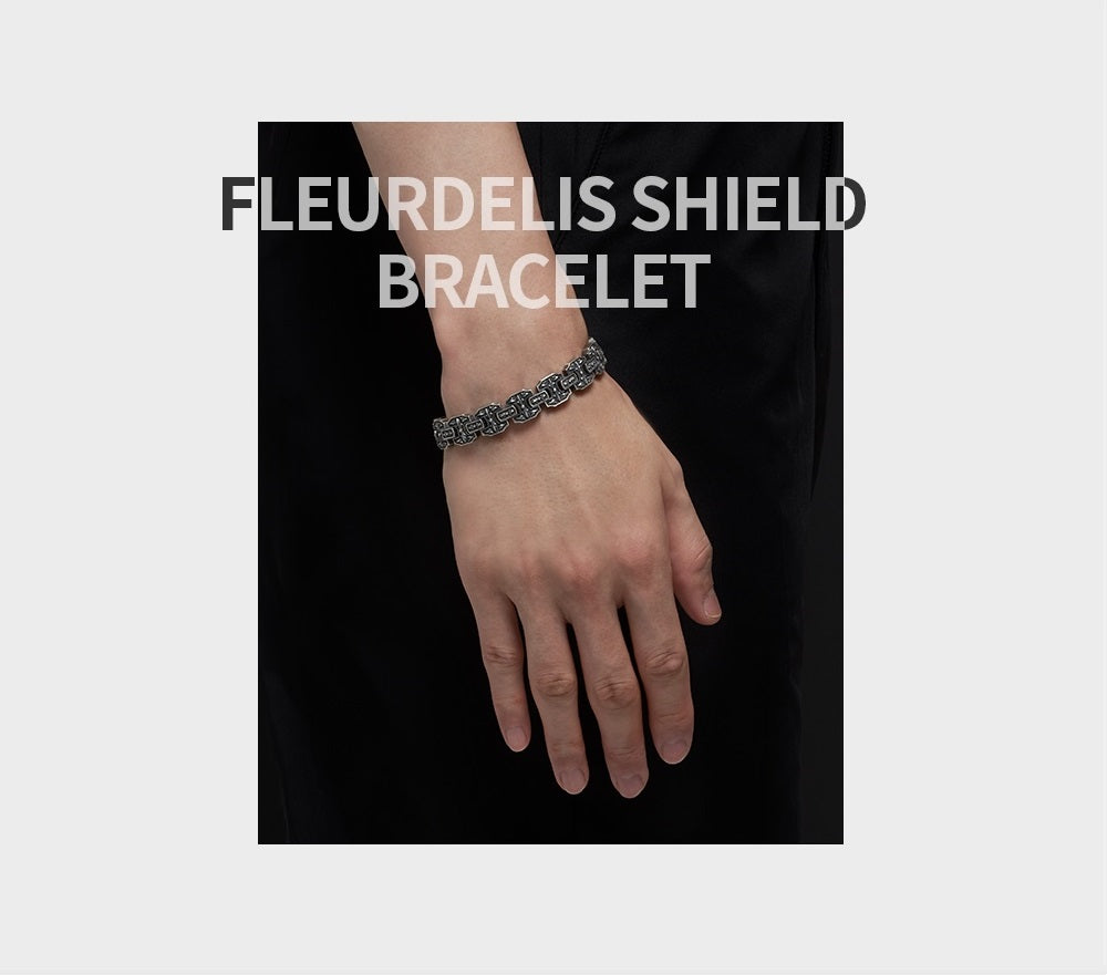 Fleurdelis Shield Bracelet