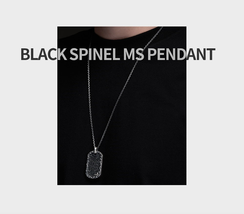 Black Spinel MS Pendant