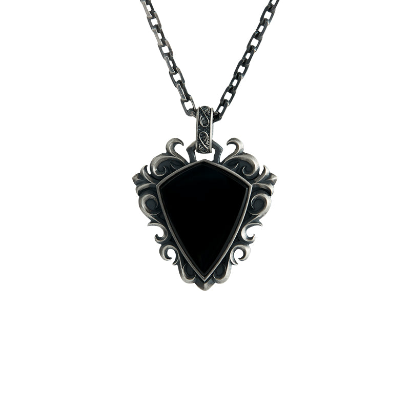 Baroque Black Onyx Pendant