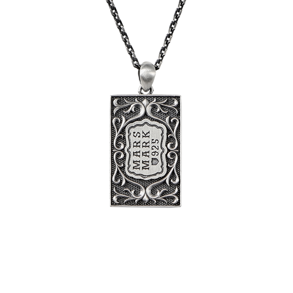 Rectangular Black Onyx Pendant No.5