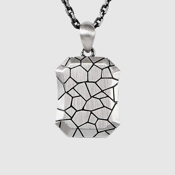 Wide Cracked Pendant No.1