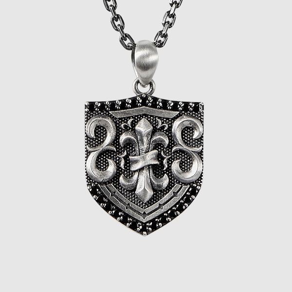 Cartouche Shield Pendant No.2